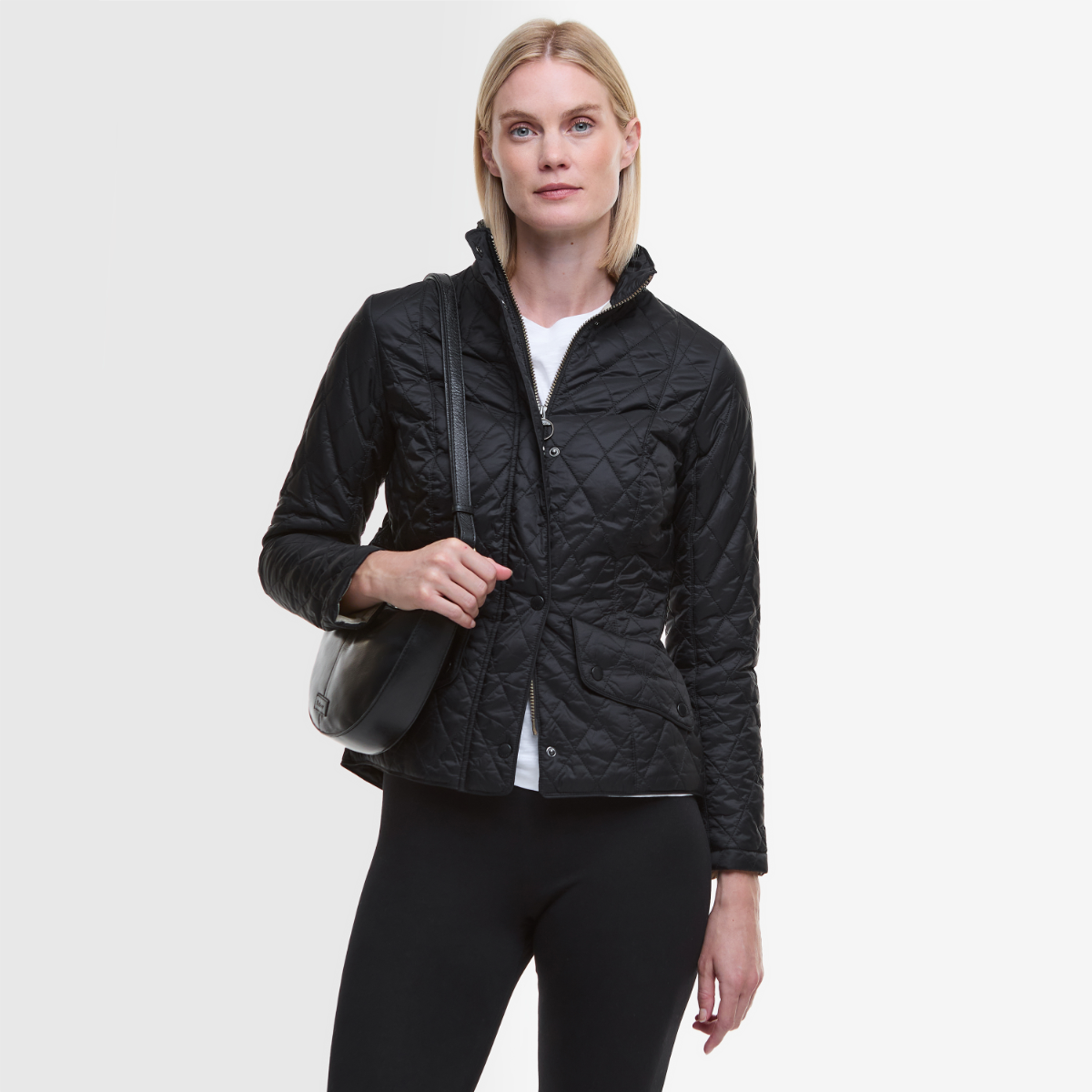 Barbour Flyweight Cavalry Black on model