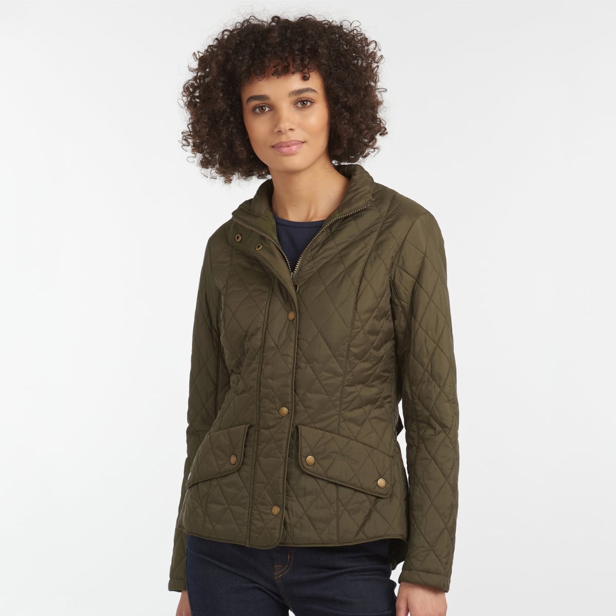 Barbour Flyweight Cavalry Women's Quilted Jacket | Olive