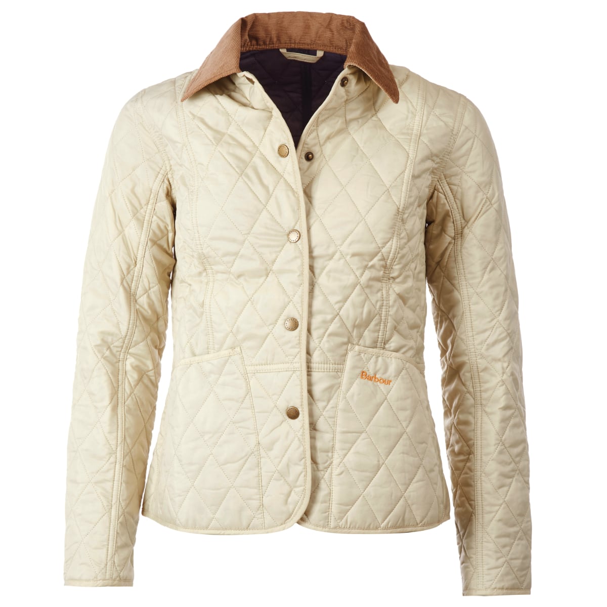 Barbour Women's Summer Liddesdale in Pearl front view