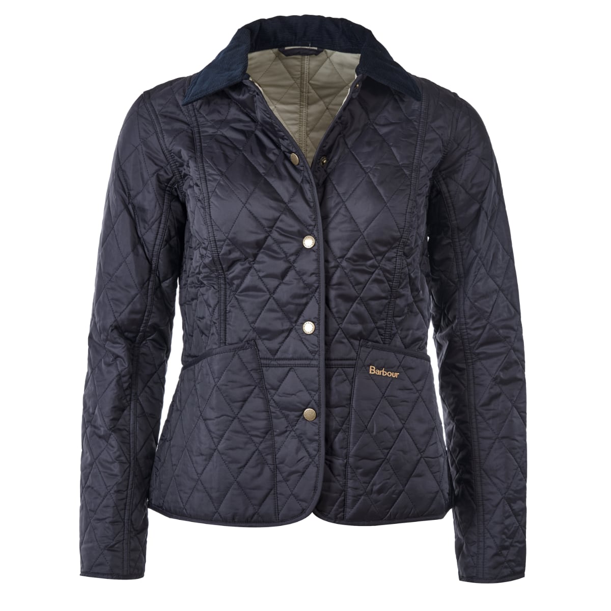 Barbour Women's Summer Liddesdale in Navy shown front view