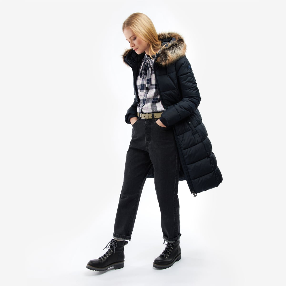 Barbour Rosoman Women's Quilted Jacket | Dk Navy
