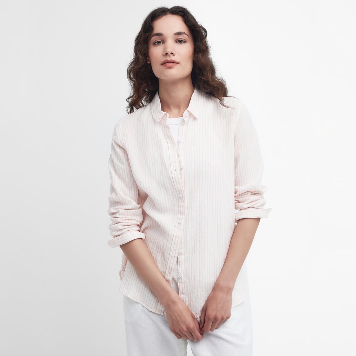 Barbour Marine Women's Shirt | Shell Pink