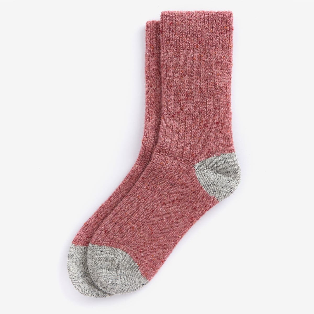 Barbour Houghton Women's Sock | Pink (Light Grey trim)