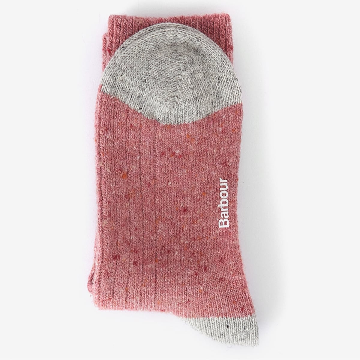 Barbour Houghton Women's Sock | Pink (Light Grey trim)