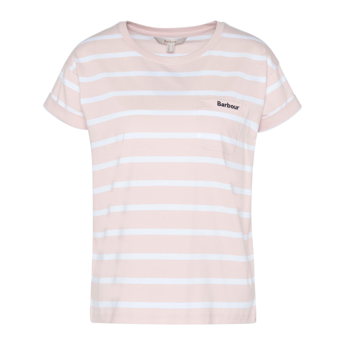Barbour Otterburn Stripe Women's Tee | Primrose Pink (SS25)
