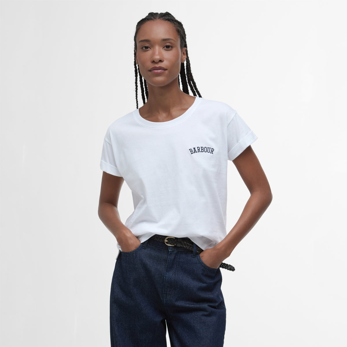 Barbour Kenmore T-Shirt Women's | White