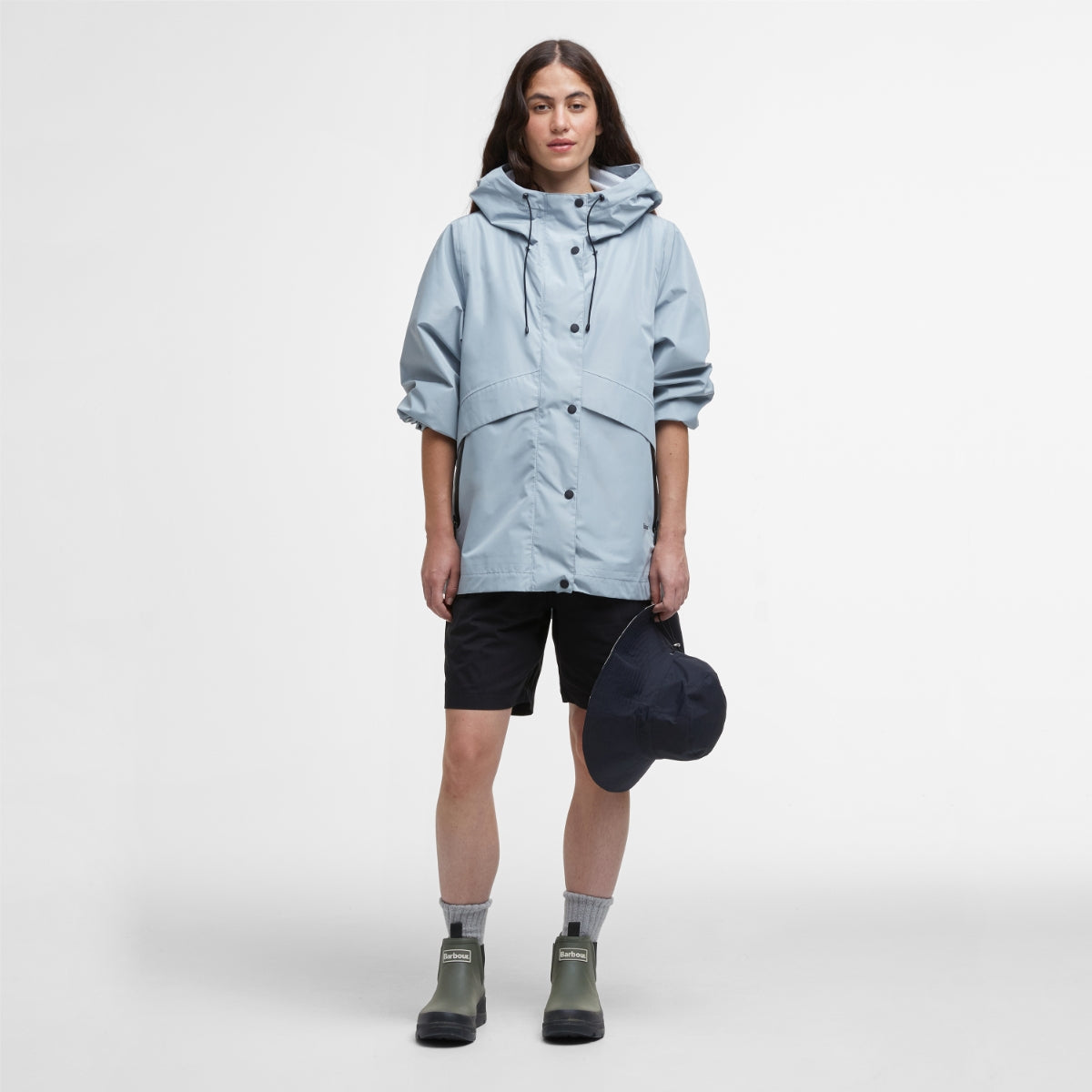 Barbour Naomi Women's Waterproof Jacket | Ice Blue