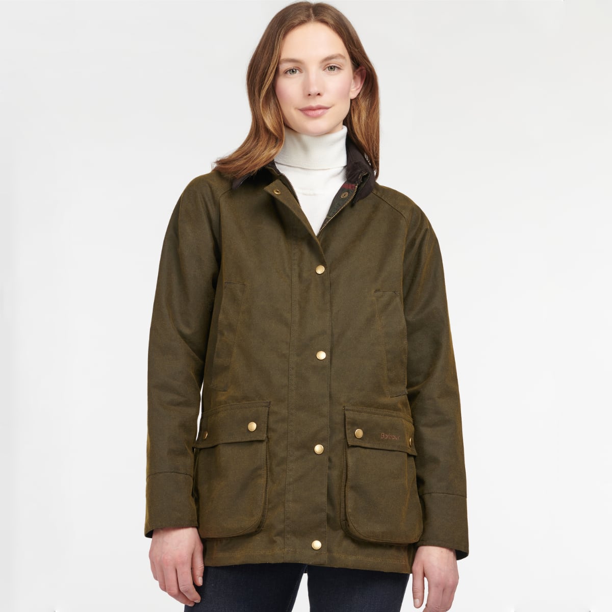 Barbour Acorn Women's Waxed Jacket | Olive