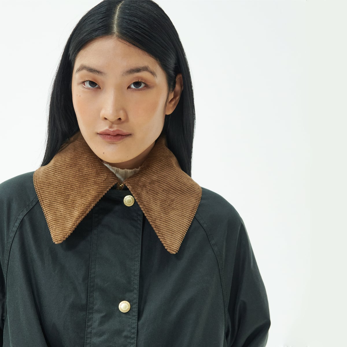 Barbour Townfield Women's Waxed Jacket | Sage (Ancient tartan)