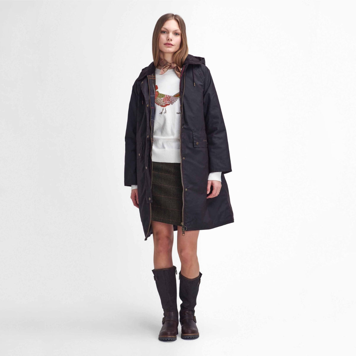 Barbour Willows Women's Waxed Jacket | Rustic