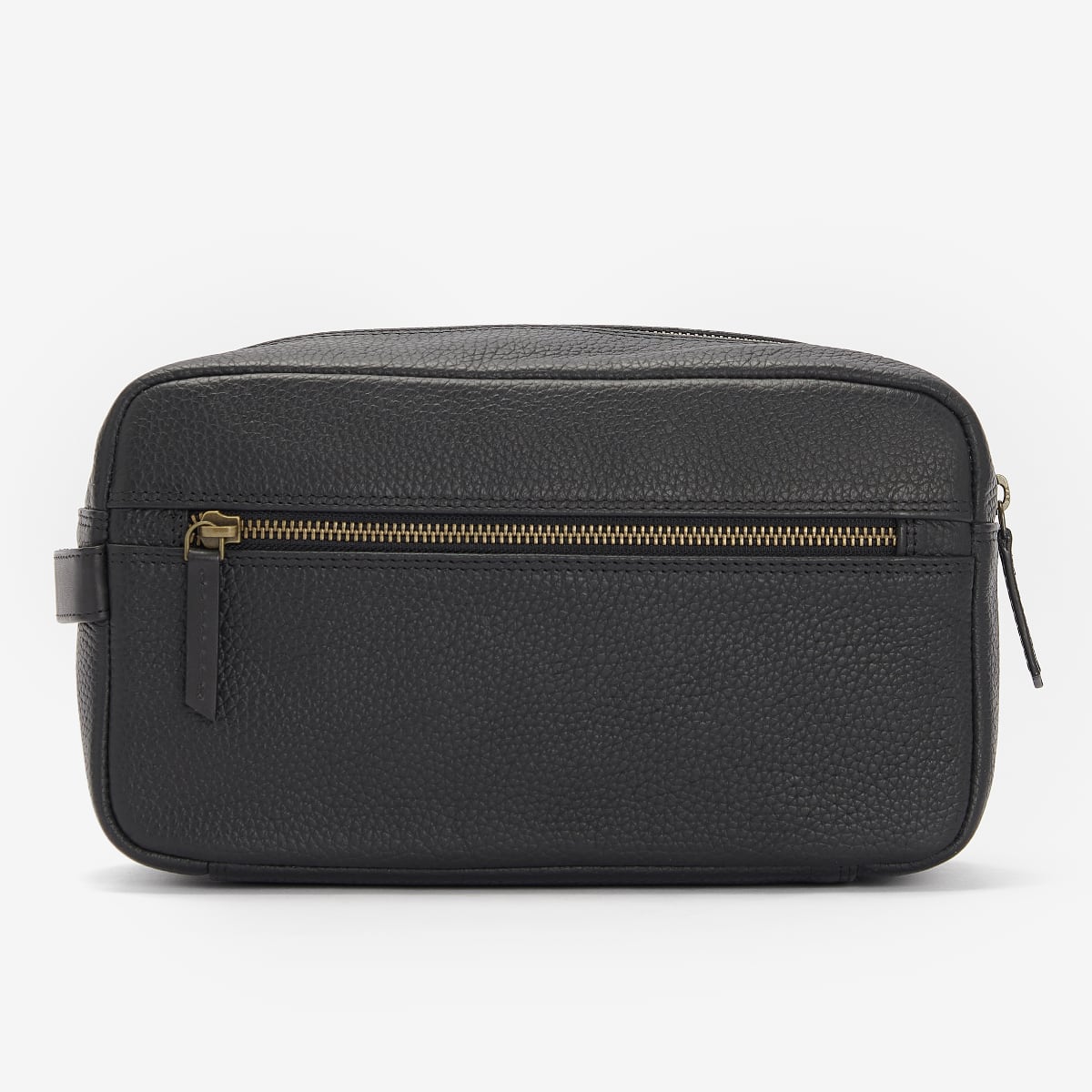 Barbour Highgate Leather Washbag | Black