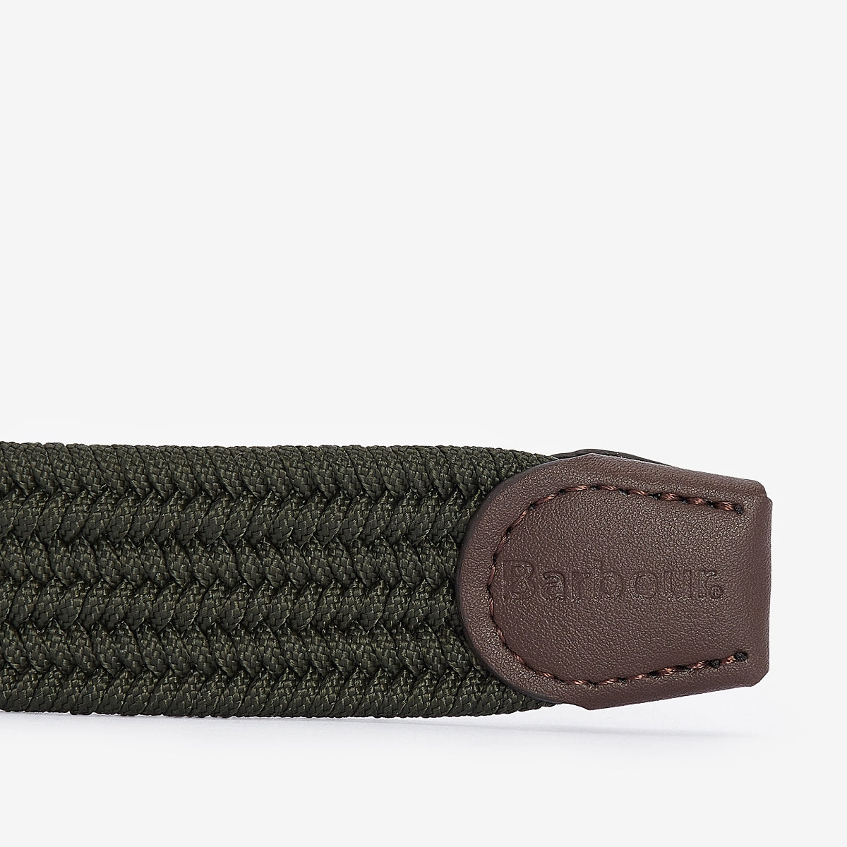Barbour Nevis Webbing Belt | Dark Olive