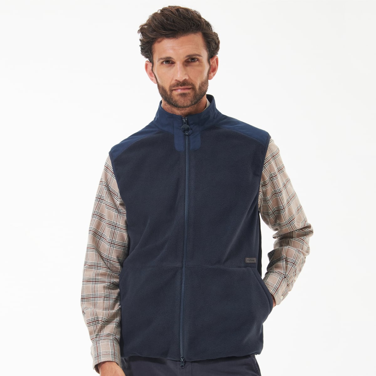 Barbour Country Fleece Men's Gilet | Navy