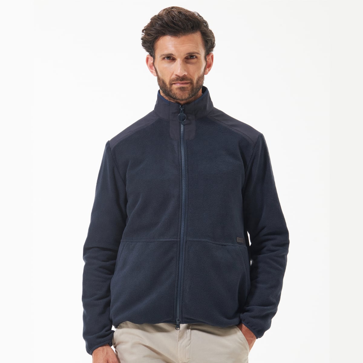 Barbour Country Fleece Men's Jacket | Navy
