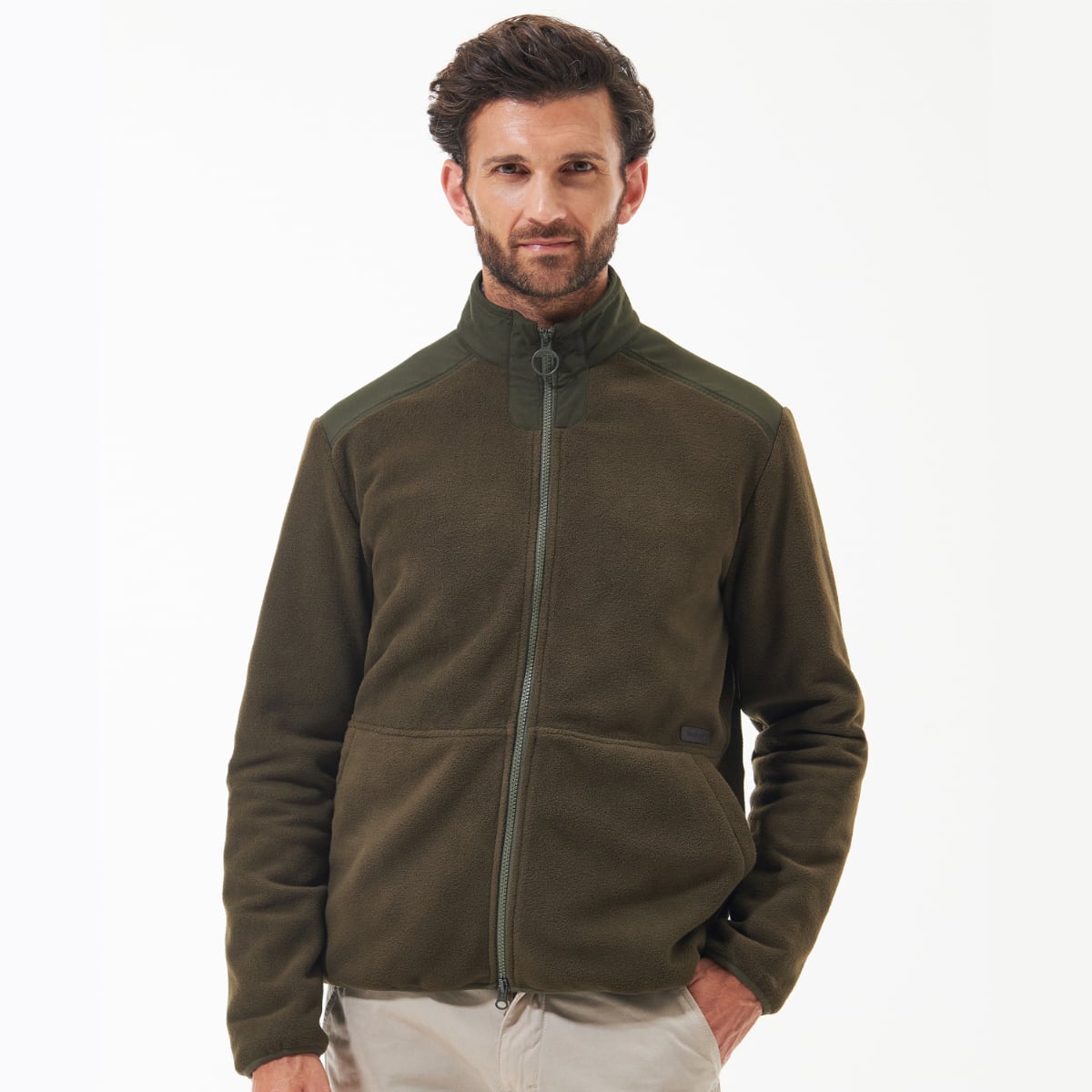 Barbour Country Fleece Men's Jacket | Olive