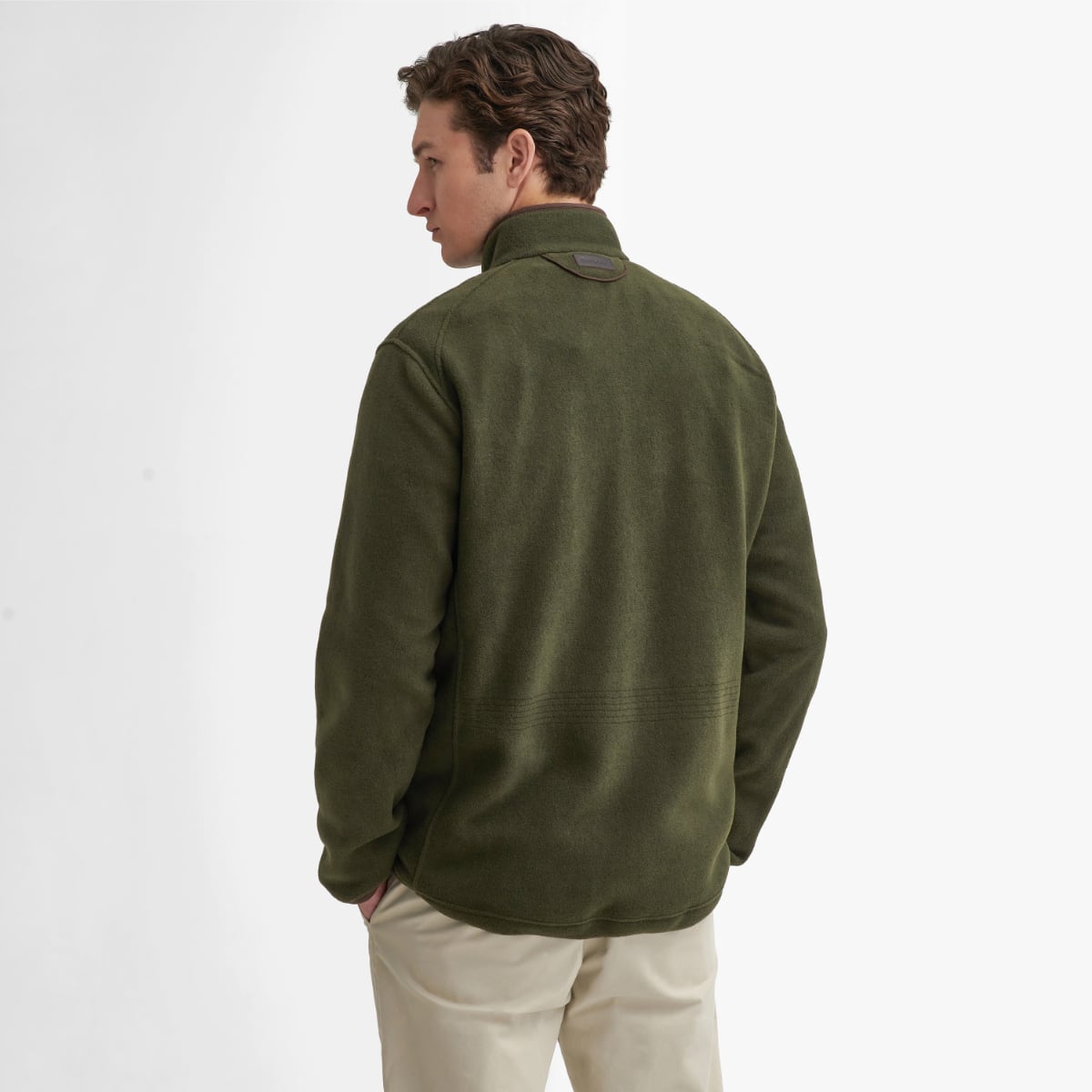 Barbour Langdale Fleece Men's Jacket | Forest