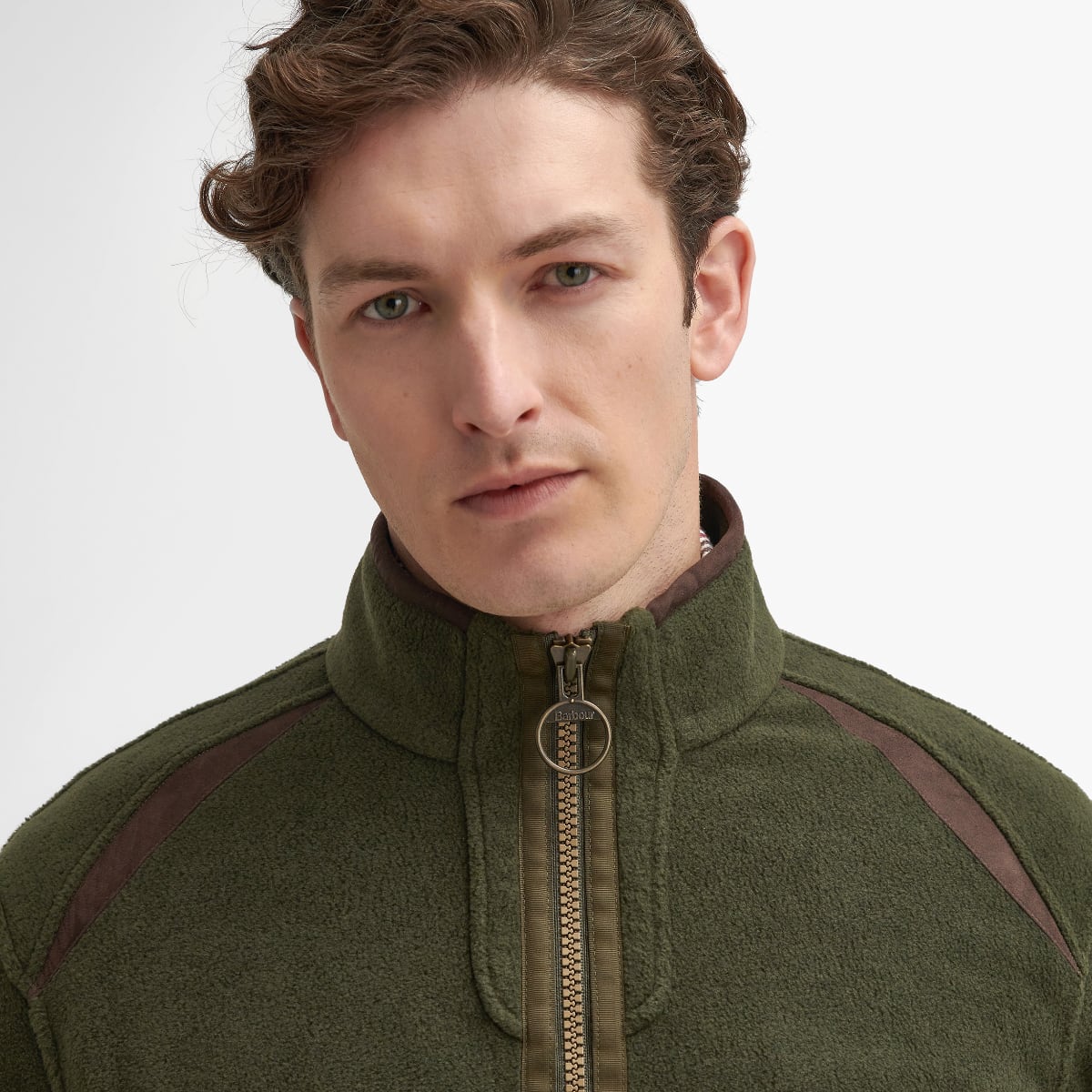 Barbour Langdale Fleece Men's Jacket | Forest