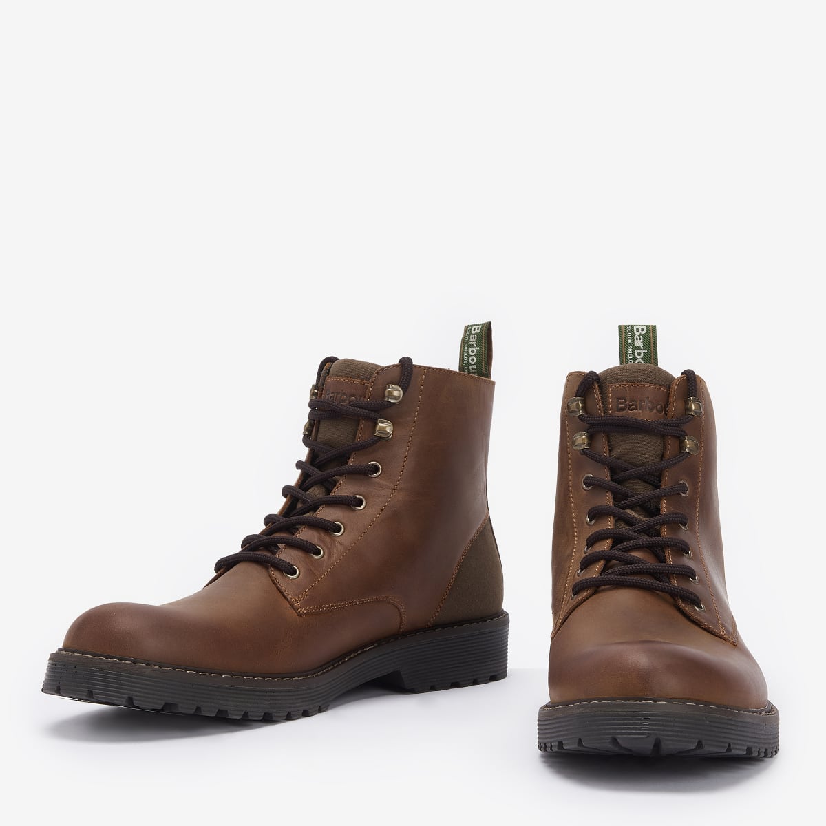 Barbour Harvey Men's Derby Boots | Teak