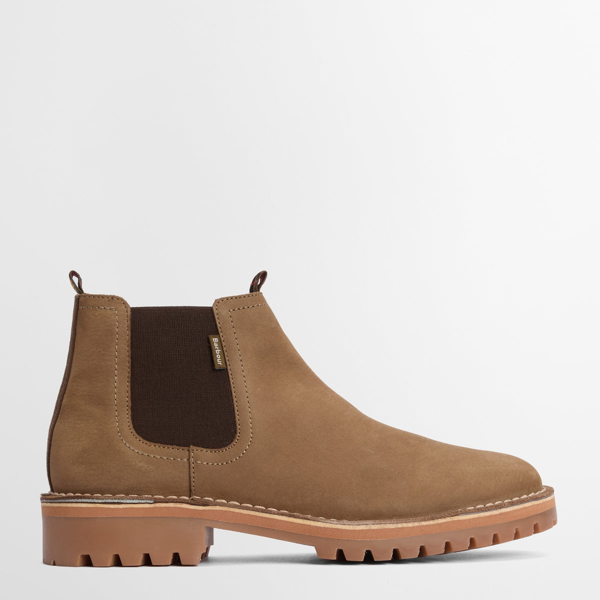 Barbour Abel Men's Chelsea Boots | Taupe Suede