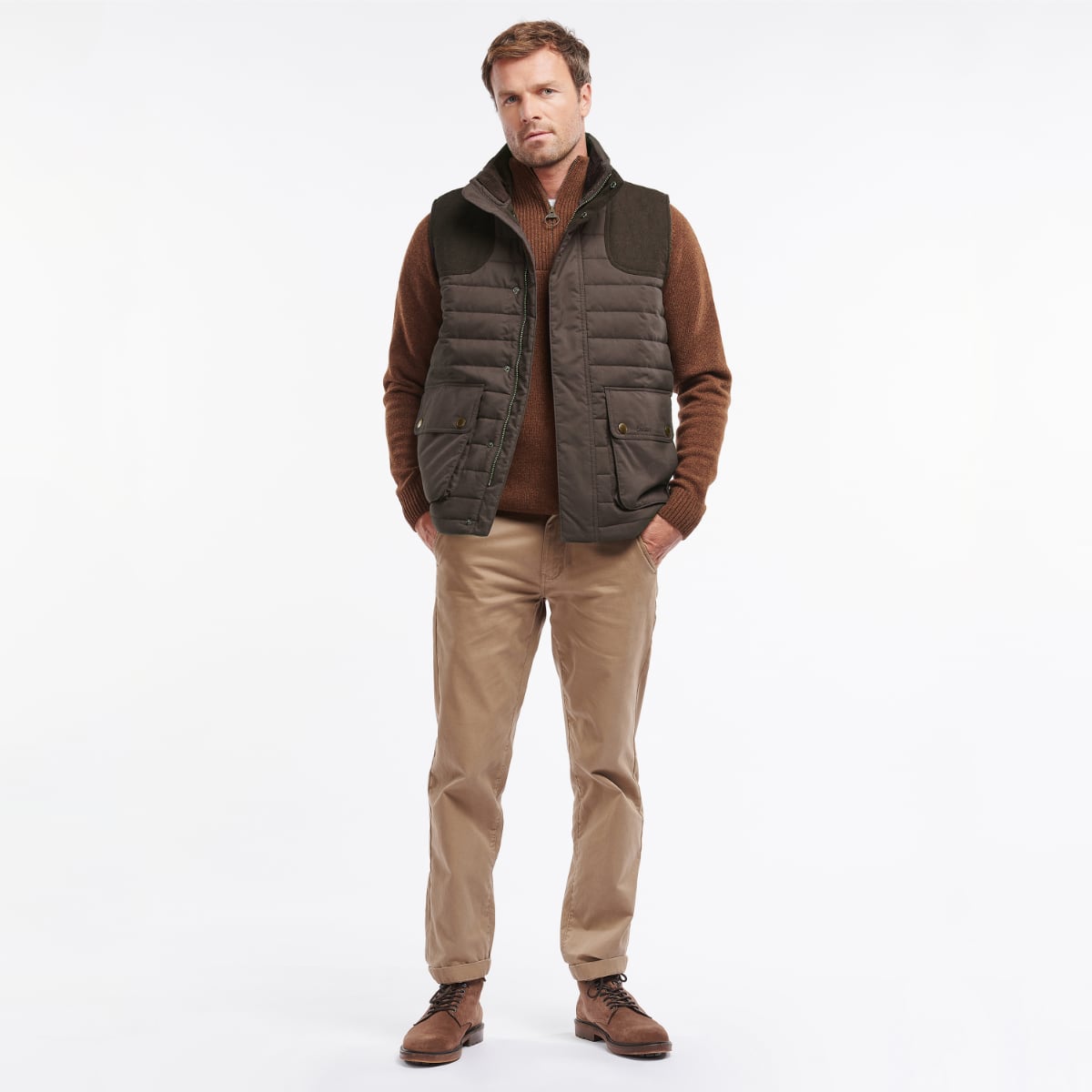 Barbour Bradford Quilted Men's Gilet | Forest