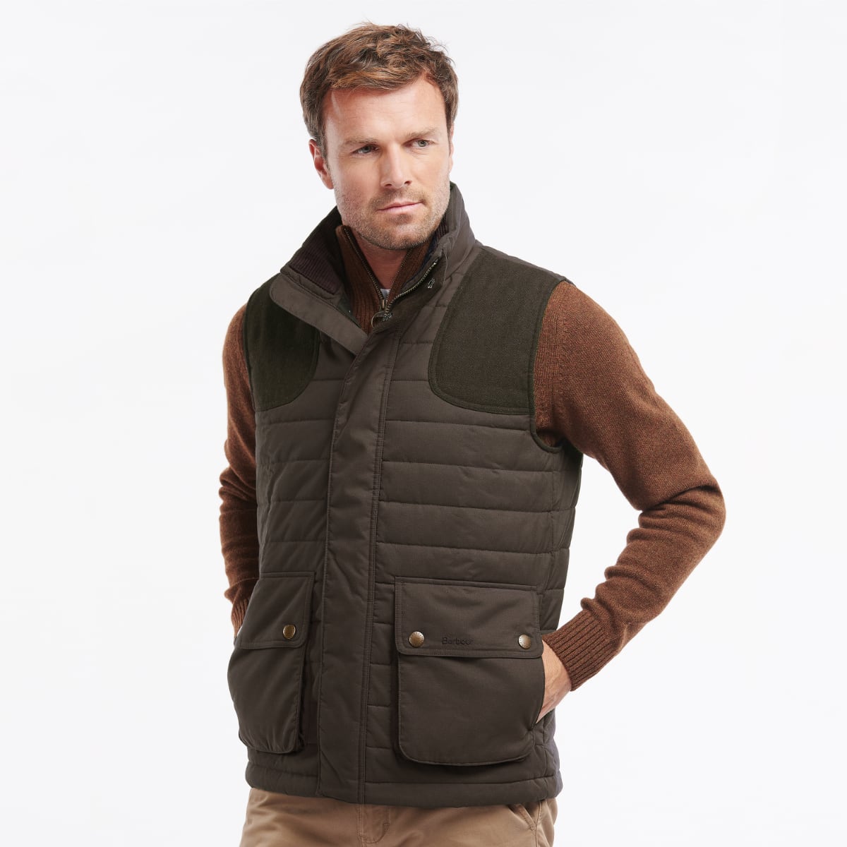Barbour Bradford Quilted Men's Gilet | Forest