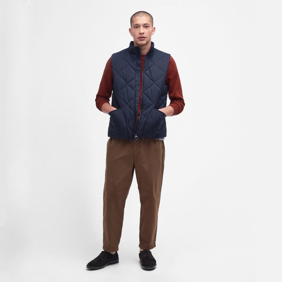 Barbour Lindale Quilted Men's Gilet | Dk Navy