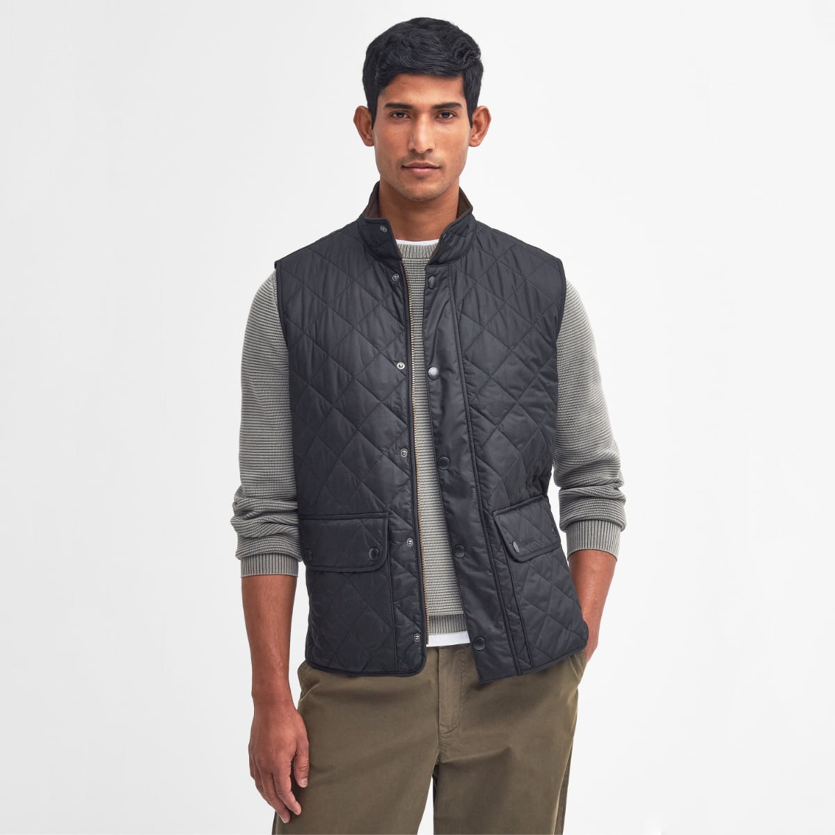 Barbour NEW Lowerdale Quilted Men's Gilet Navy