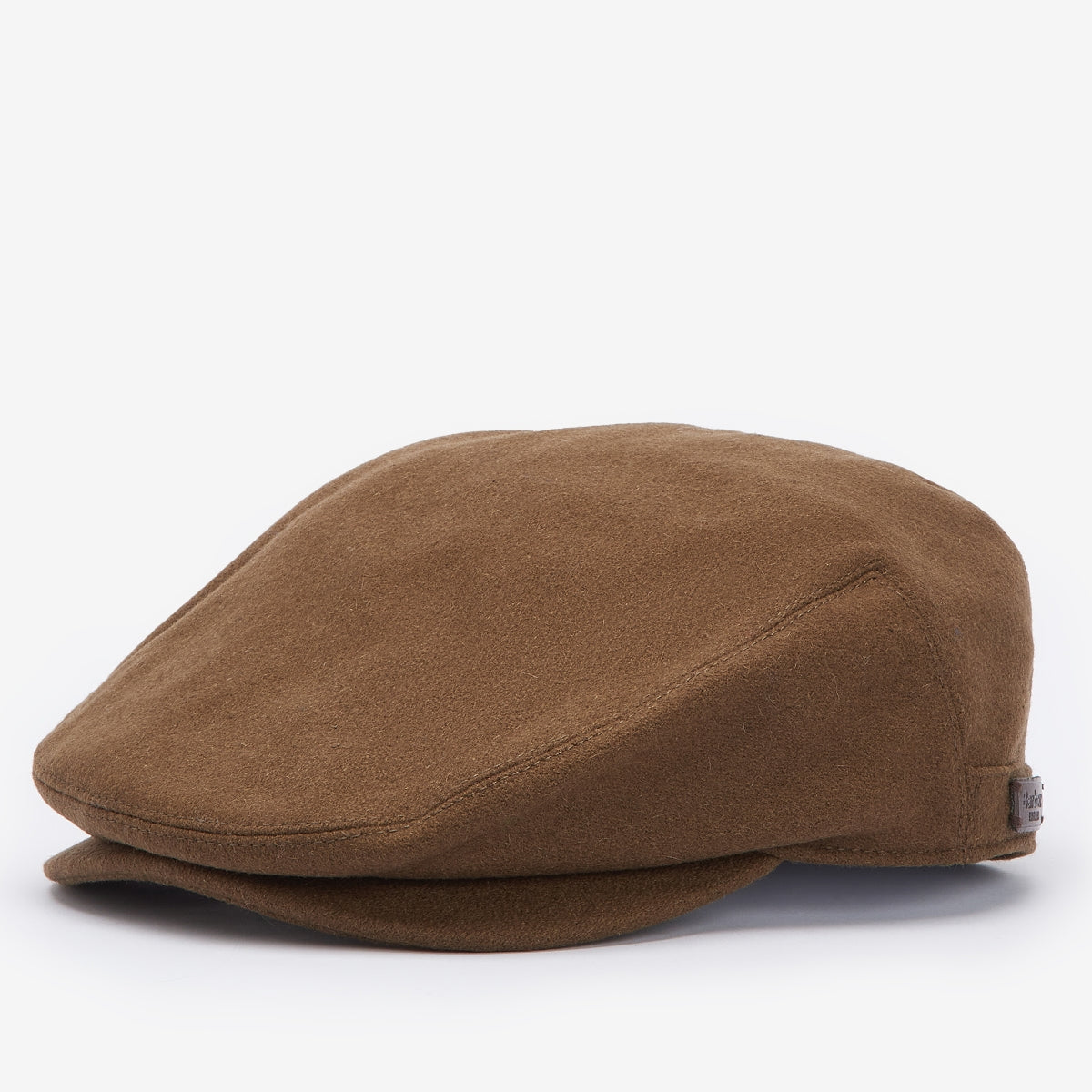 Barbour Redshore Cap in sandstone suede with back label tab