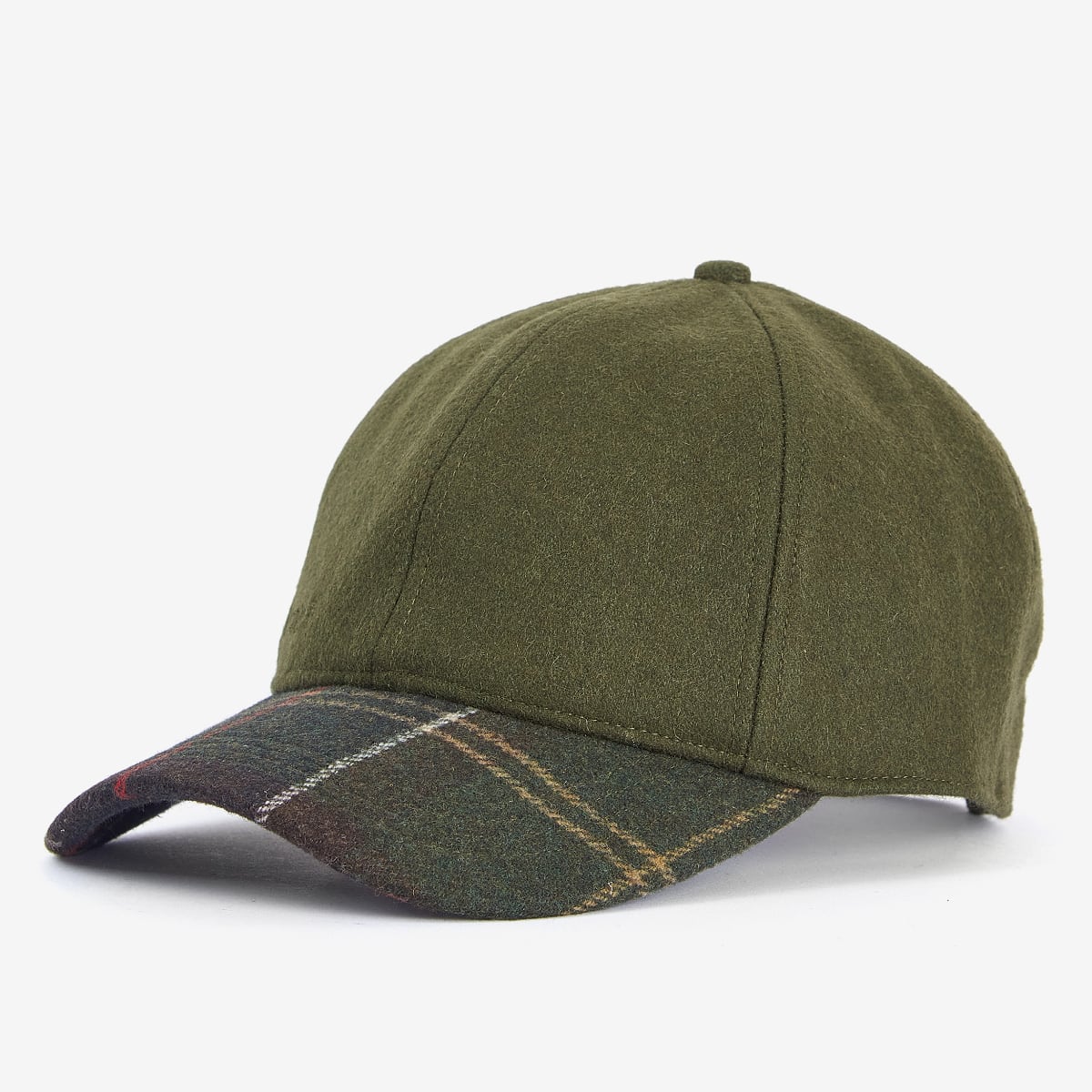 Barbour Roker Sports Cap | Forest Green - Classic Tartan