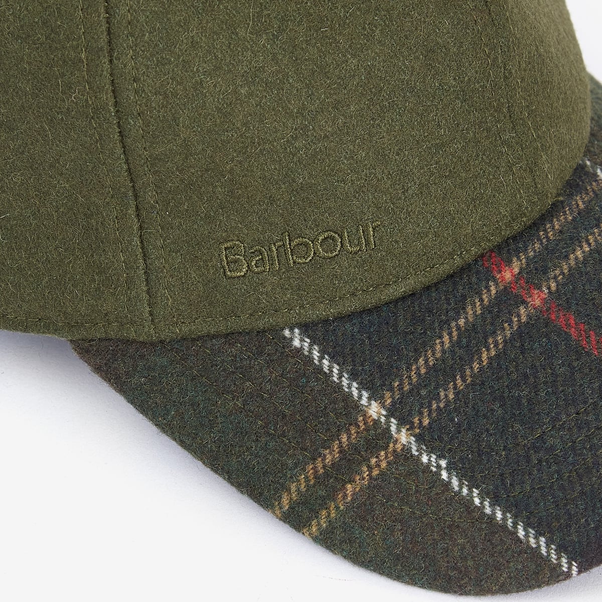 Barbour Roker Sports Cap | Forest Green - Classic Tartan