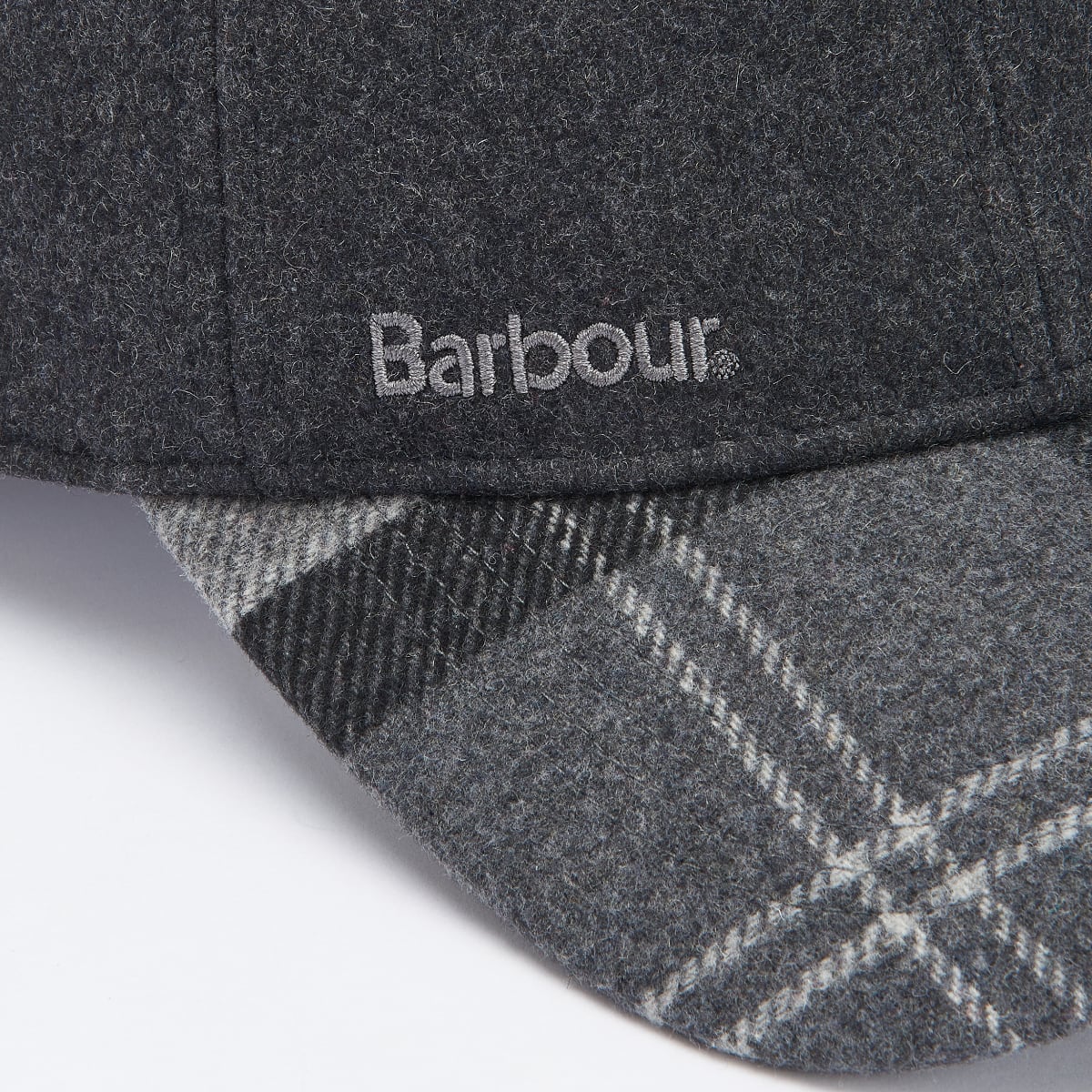 Barbour Roker Sports Cap | Classic Grey - Grey Tartan