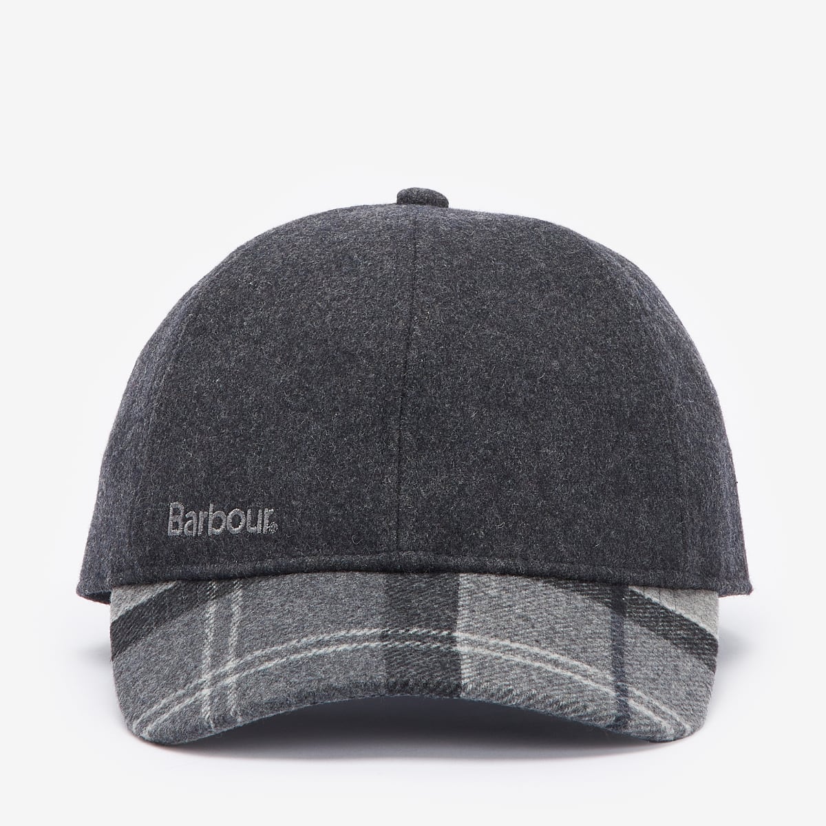 Barbour Roker Sports Cap | Classic Grey - Grey Tartan