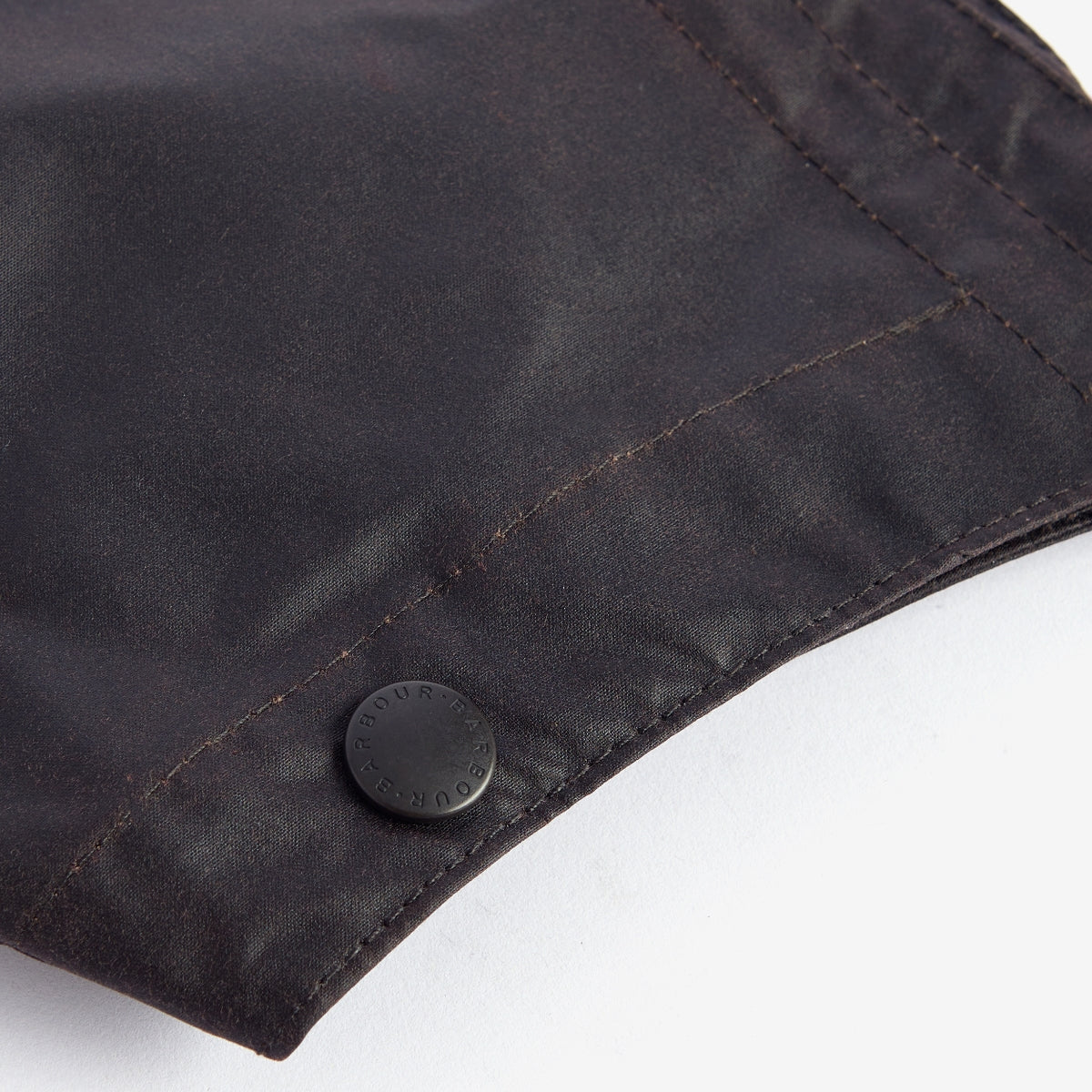 Barbour Waxed Cotton Plain Hood | Rustic