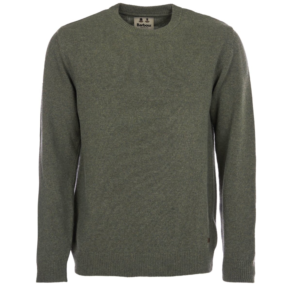 Barbour Nelson Essential Crew Men's Jumper | Seaweed