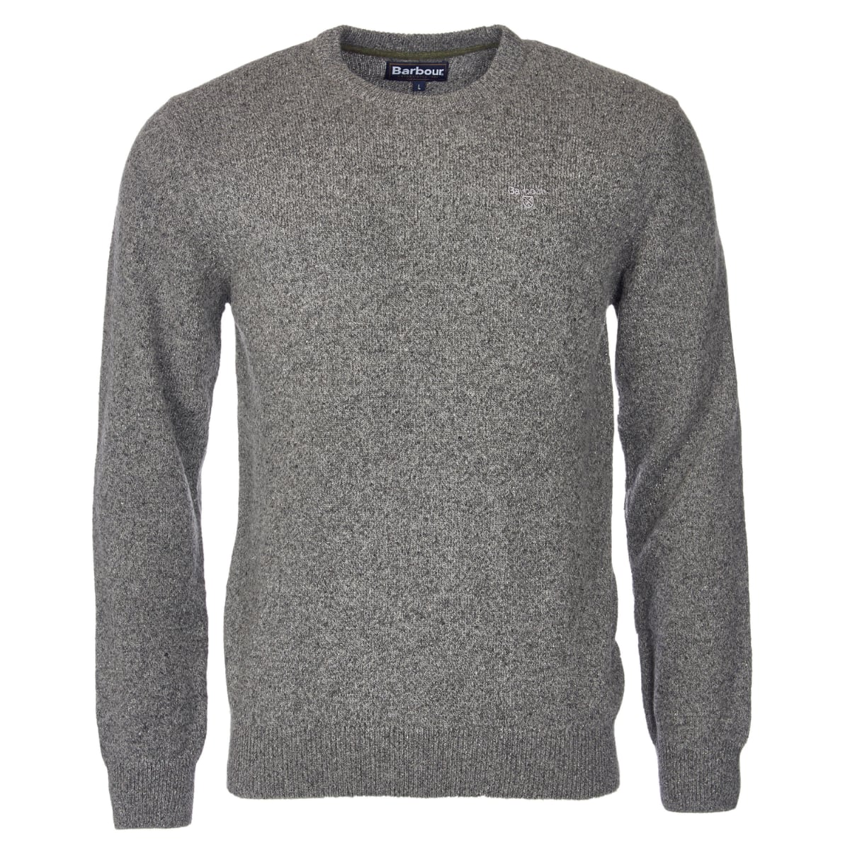 Barbour Tisbury Crew Neck Men's Jumper | Grey