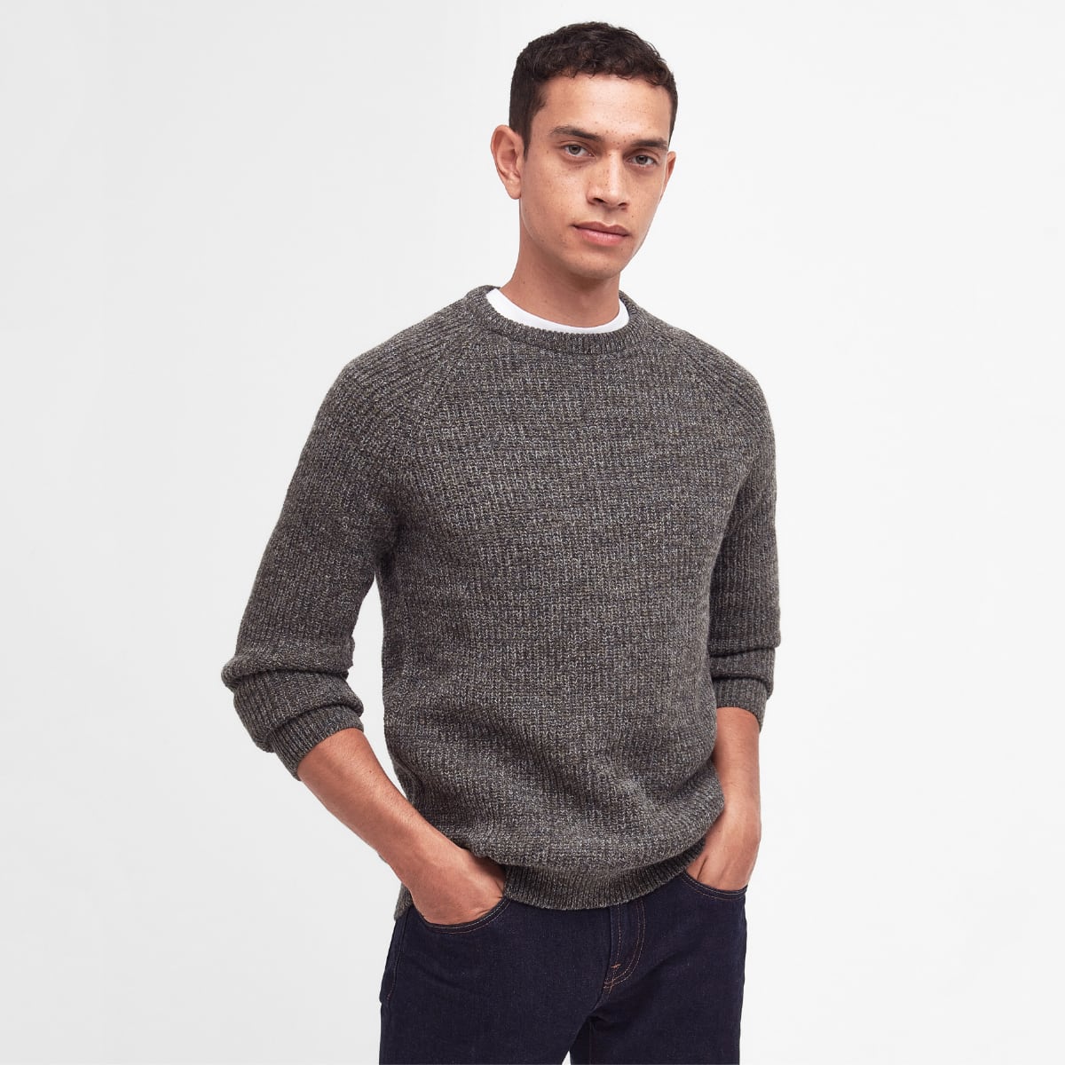 Barbour Horseford Crew Neck Sweater | Olive