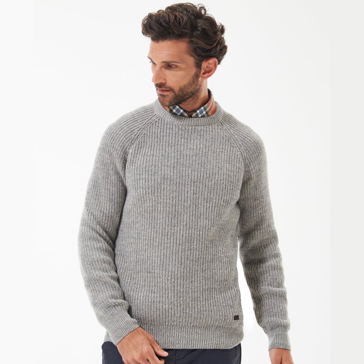 Barbour Horseford Crew Neck Sweater | Stone