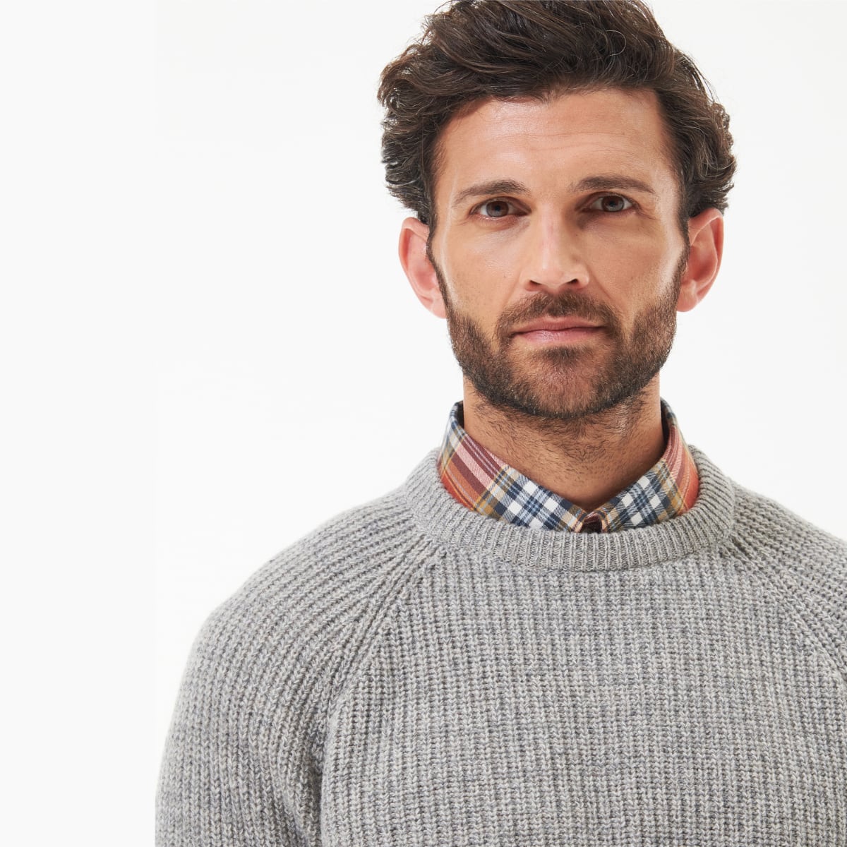 Barbour Horseford Crew Neck Sweater | Stone