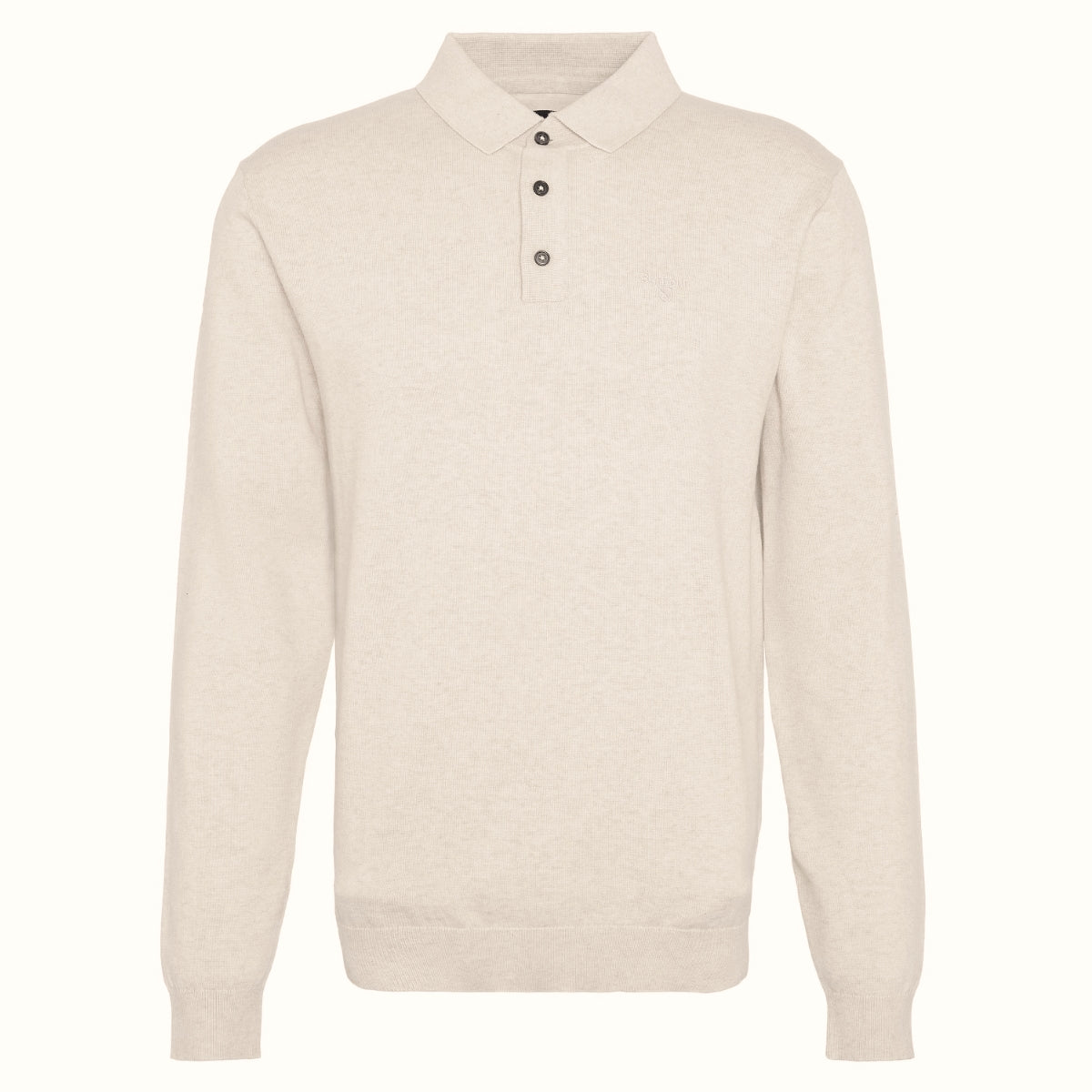 Barbour Bassington Long Sleeve Men's Polo | Mist