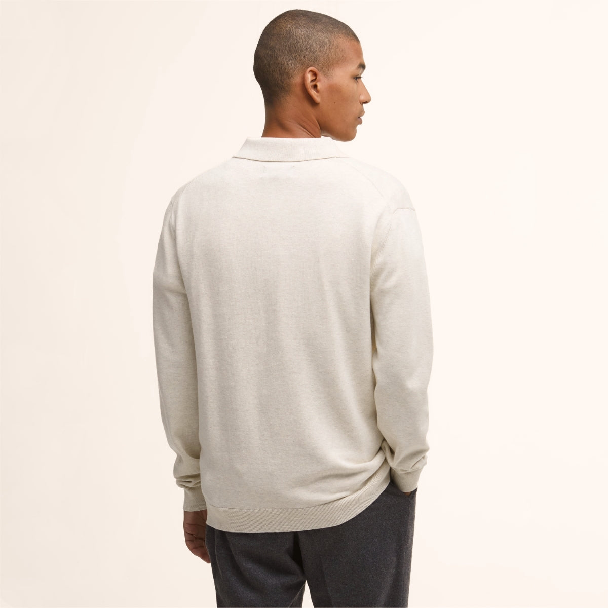 Barbour Bassington Long Sleeve Men's Polo | Mist