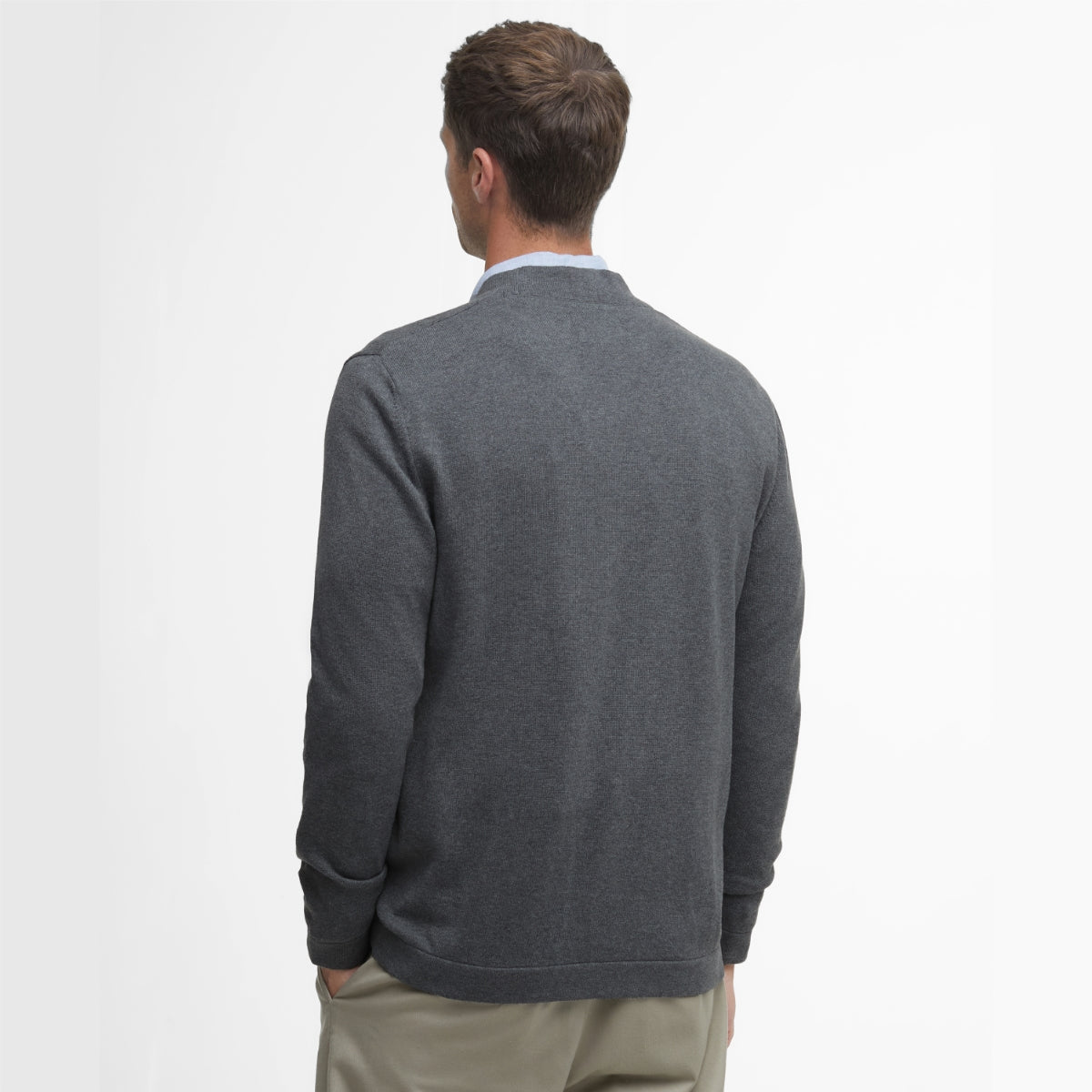 Barbour Pima Men's Cardigan | Grey