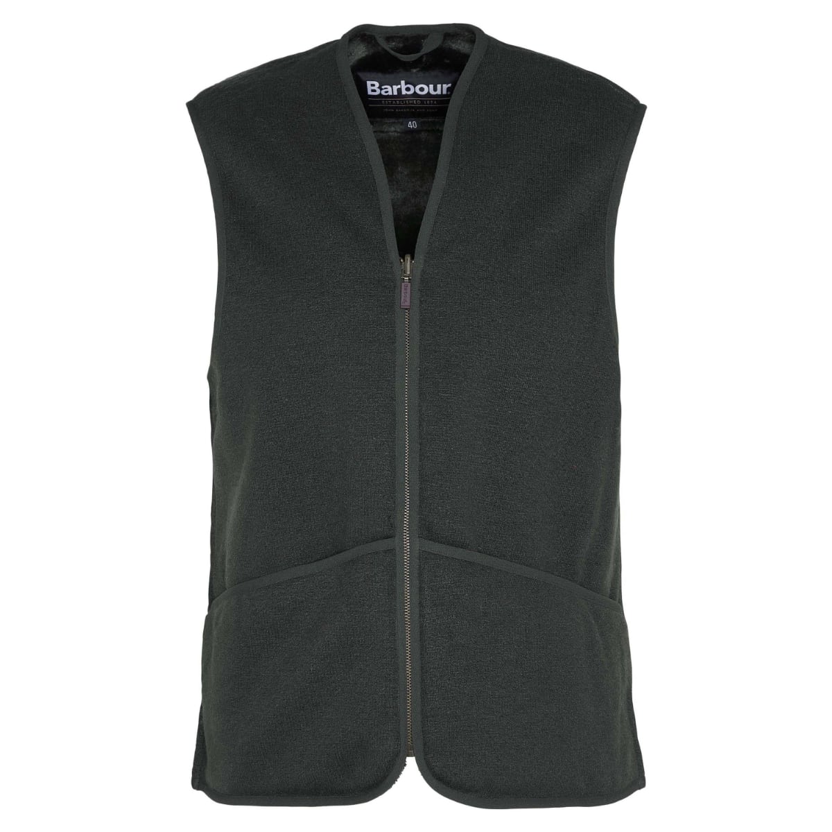 Barbour Warm Pile Men's Zip-In Liner | Sage