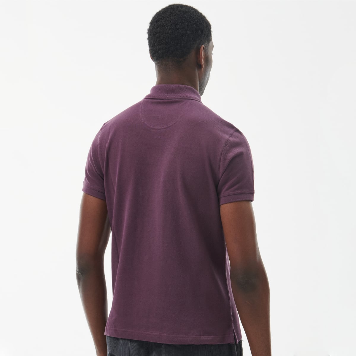 Barbour Tartan Pique Men's Polo Shirt | Fig