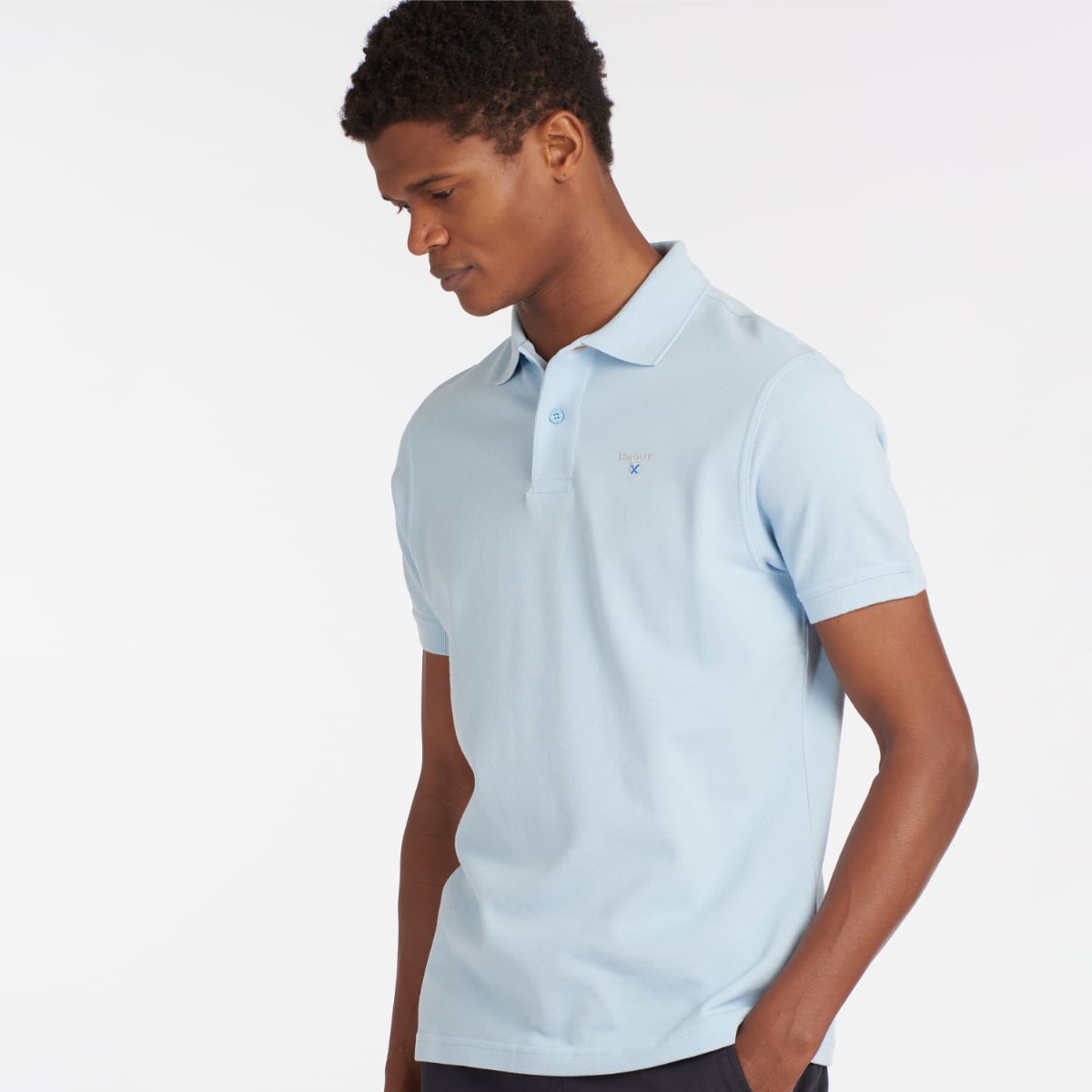 Barbour Men's Sports Polo Shirt | Sky