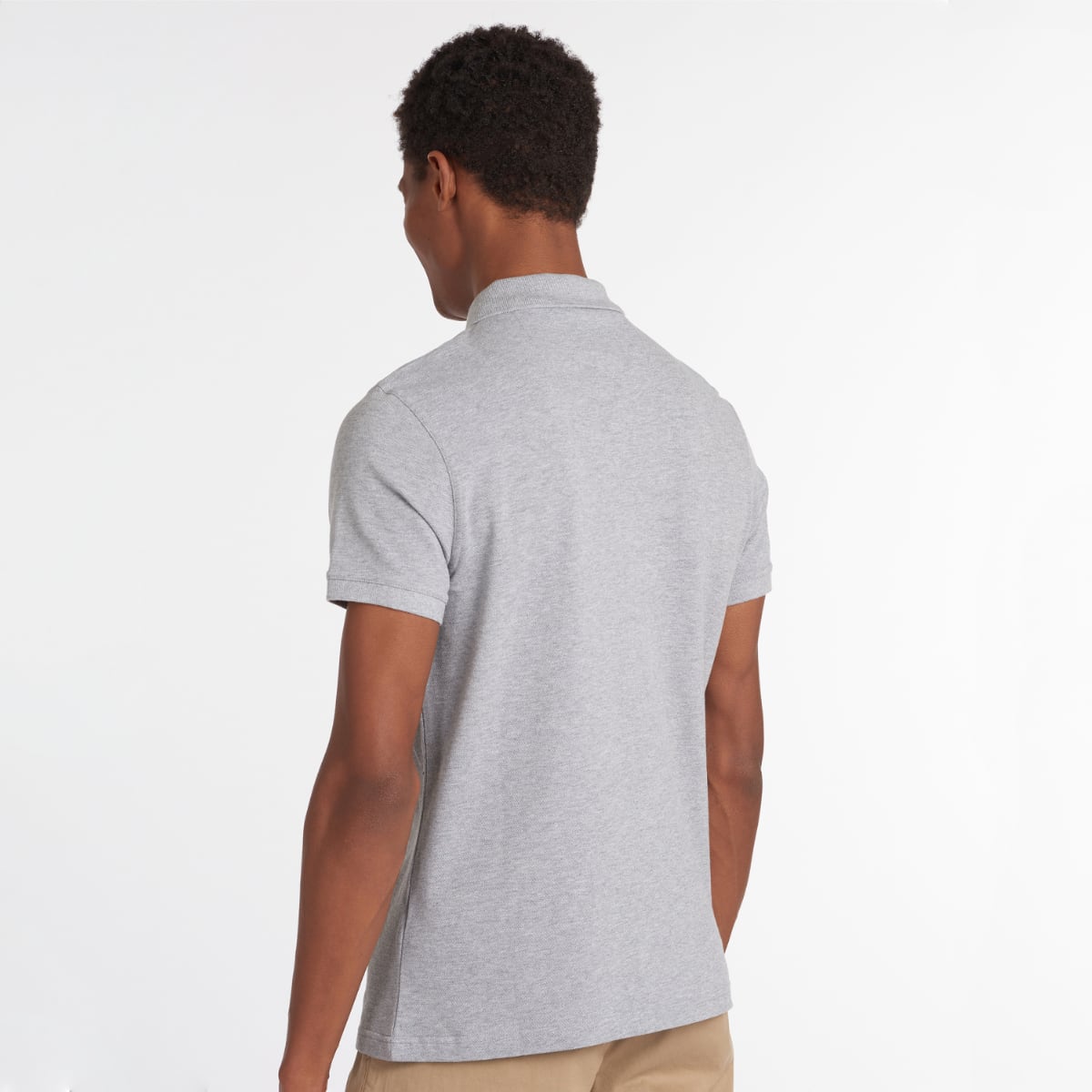 Barbour Men's Sports Polo Shirt | Grey Marl