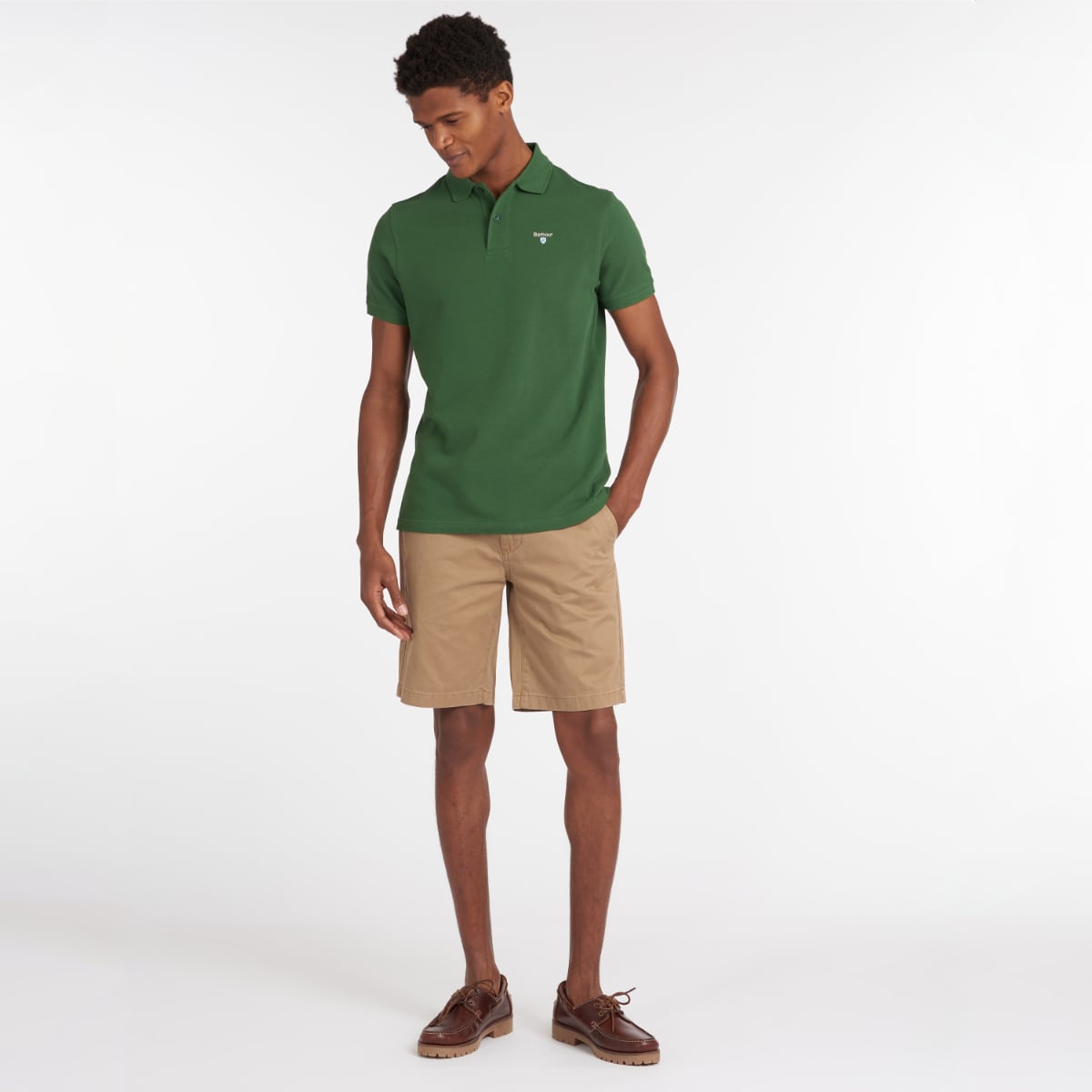 Barbour Men's Sports Polo Shirt | Racing Green