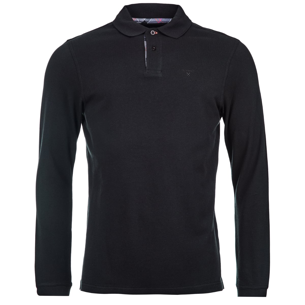 Barbour Long Sleeve Men's Polo | Black