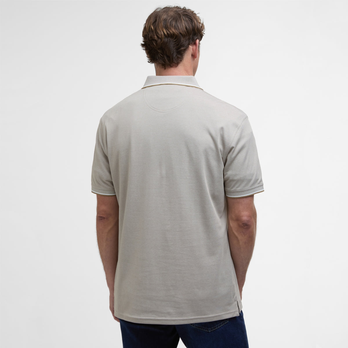 Barbour Heydon Performance Men's Polo Shirt | Military Brown