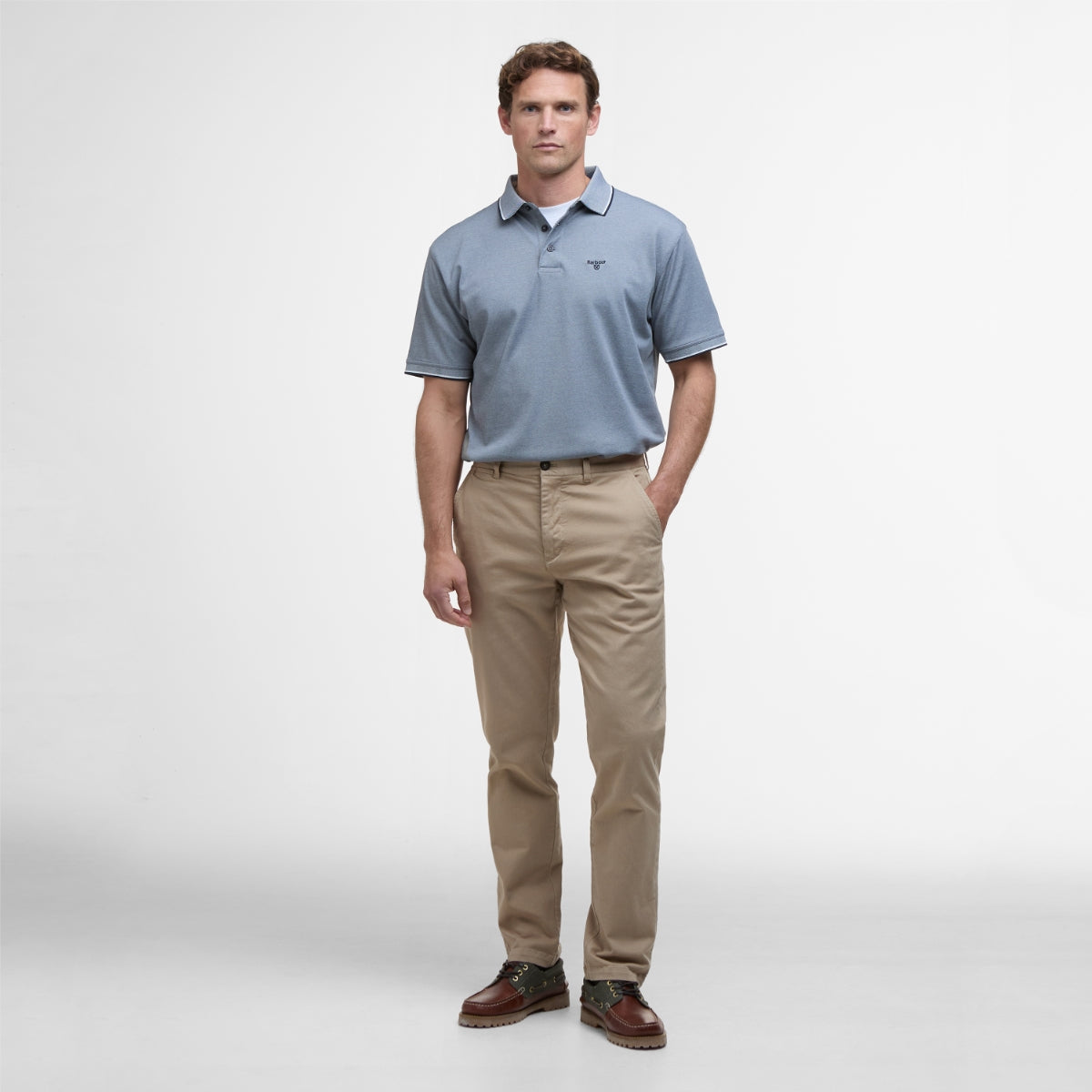 Barbour Heydon Performance Men's Polo Shirt | Navy