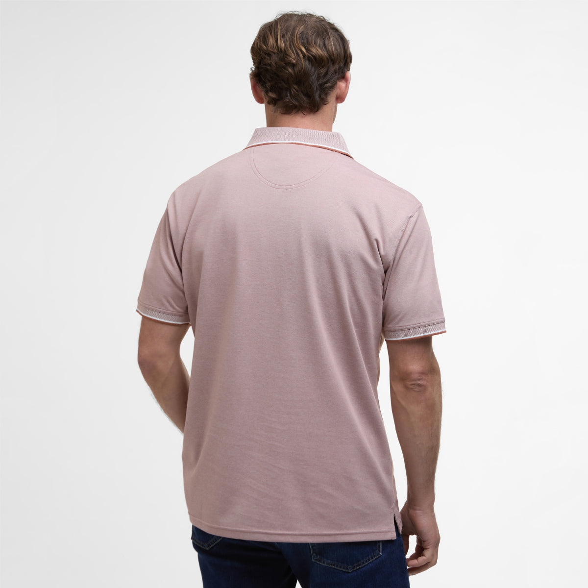 Barbour Heydon Performance Men's Polo Shirt | Dark Rust